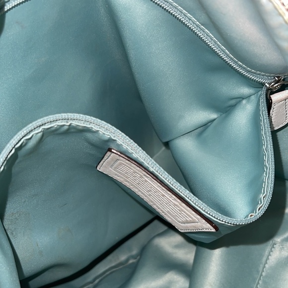 Coach Tote Hobo Handbag Silver - Picture 11 of 13